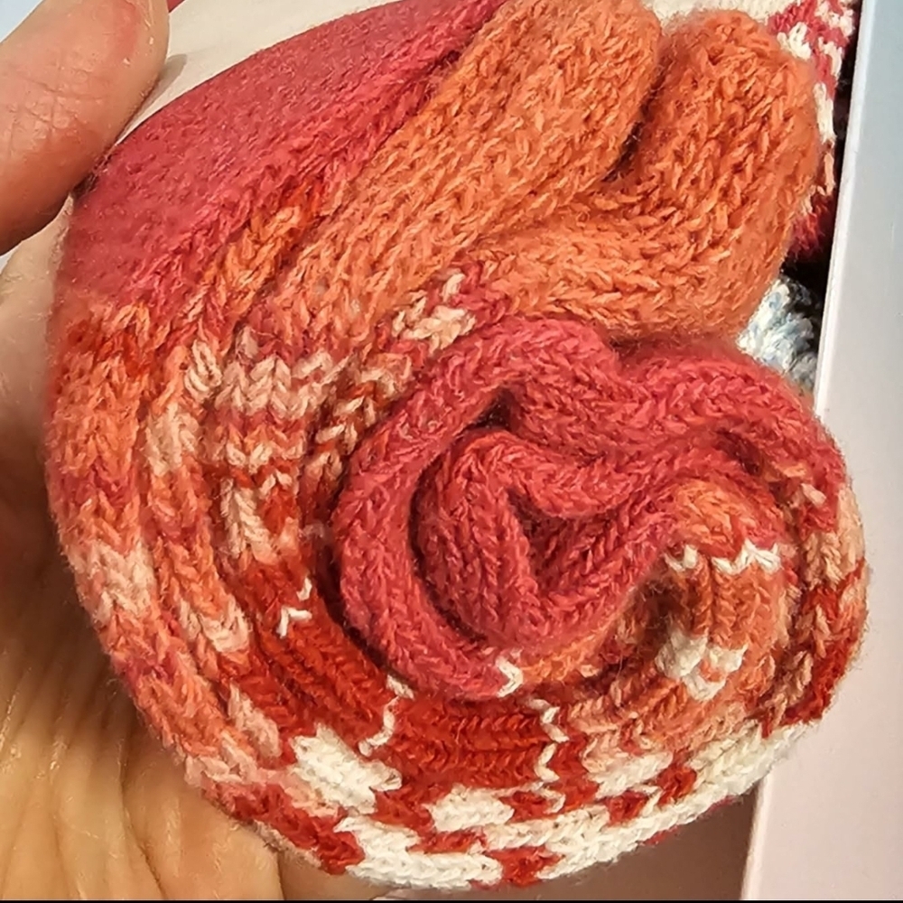 Vibrant Womens Wool-look Patterned Socks Set - Picture 8 of 10